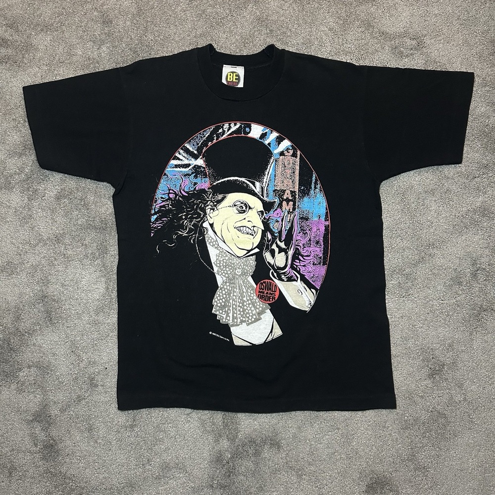 Vintage Batman DC Comics Shirt Large Fits Medium The Penguin Oswald Means Order